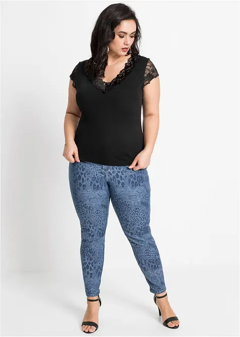 T-shirt doux en viscose extensible, bonprix