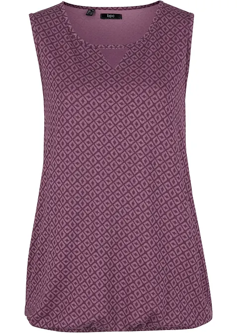 Top avec base élastiquée, bonprix