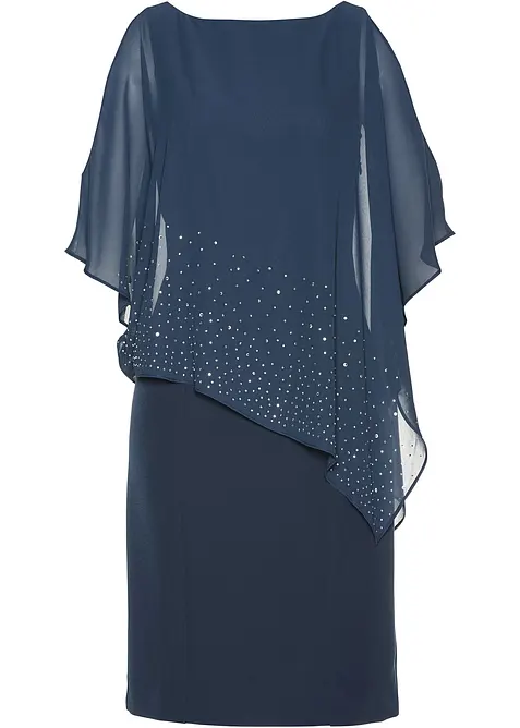 Robe fourreau exclusive avec strass, bonprix