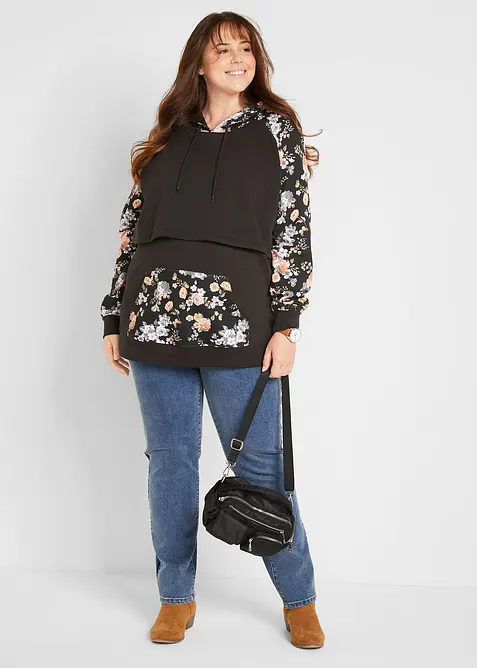 Sweat de grossesse 2en1 avec fonction allaitement, bonprix