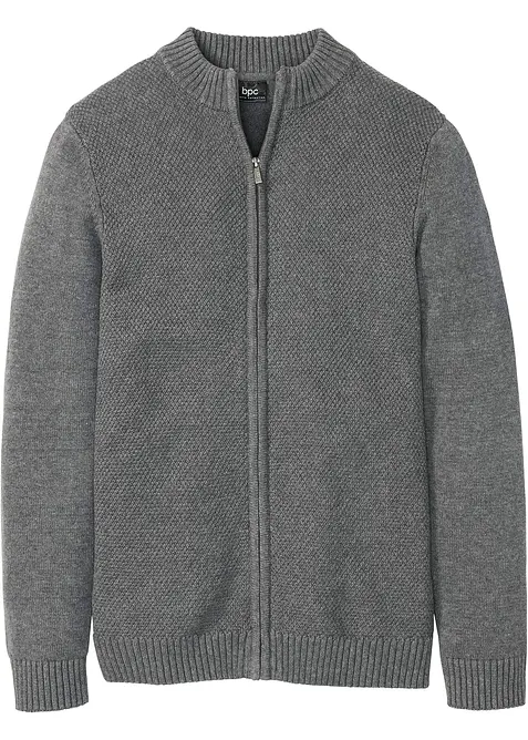 Gilet en fine maille 100% coton, bonprix