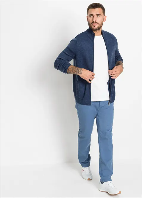 Gilet zippé en fine maille, bonprix