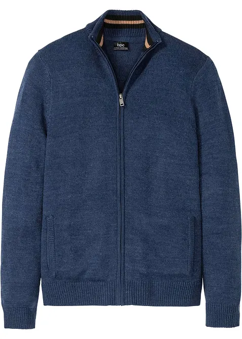 Gilet zippé en fine maille, bonprix