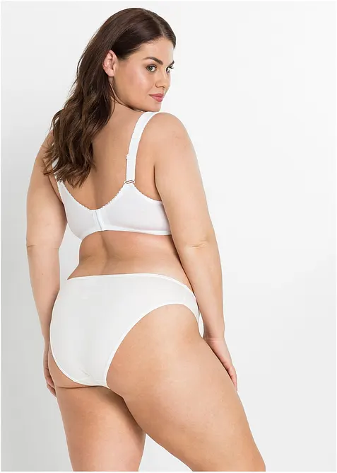 Lot de 2 soutiens-gorge coton sans armatures, bonprix