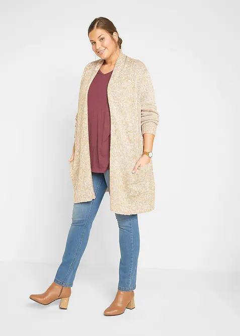 T-shirt long 100% coton, bonprix