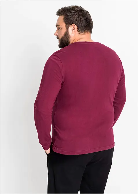 Lot de 3 T-shirts manches longues, bonprix