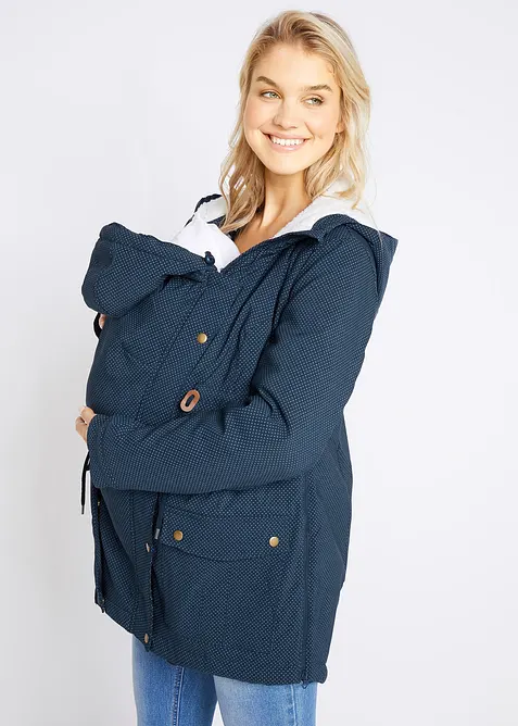 Veste de grossesse et de portage 3en1 avec doublure peluche, bonprix
