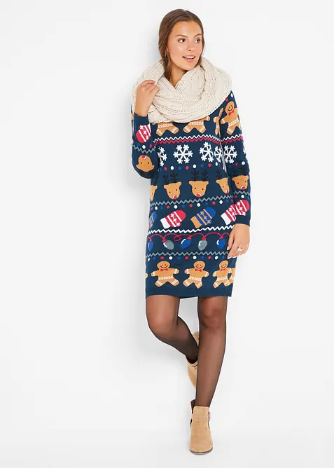 Robe de Noël en maille, bonprix