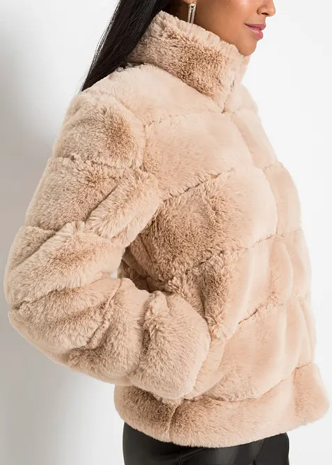 Veste zippée en peluche, bonprix