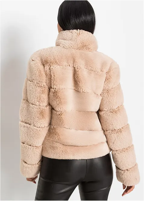 Veste zippée en peluche, bonprix
