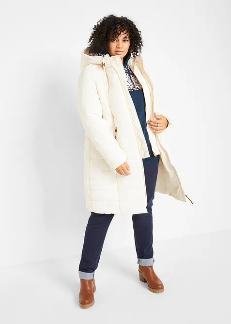 Pull norvégien à capuche, bonprix