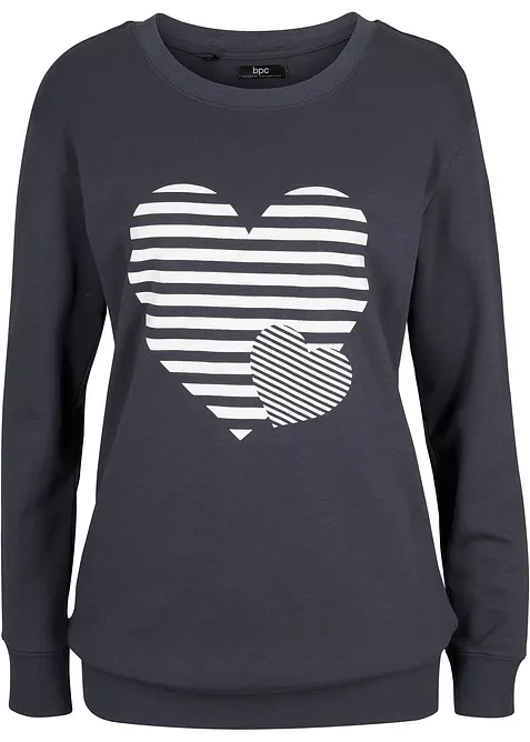 T-shirt manches longues, imprim&eacute;, bonprix