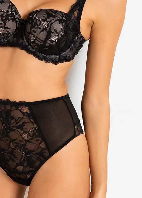 String taille haute en dentelle, bonprix