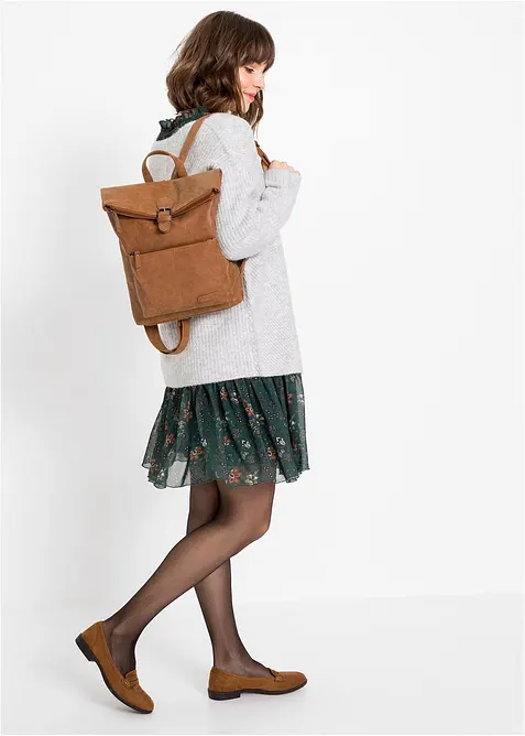 Sac &agrave; dos avec poche ext&eacute;rieure et boucle, bonprix