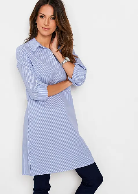 Robe-chemise 100% coton, bonprix