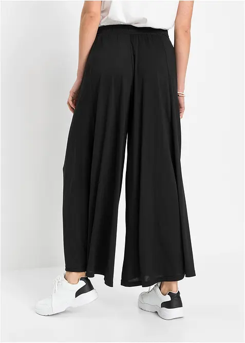 Jupe-culotte en jersey, jambes larges, bonprix