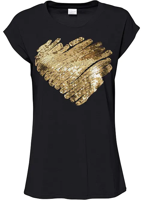 T-shirt doux en viscose extensible, bonprix