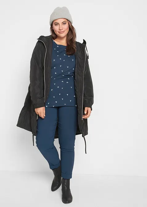 Manteau légèrement rembourré avec cordon de serrage, bonprix