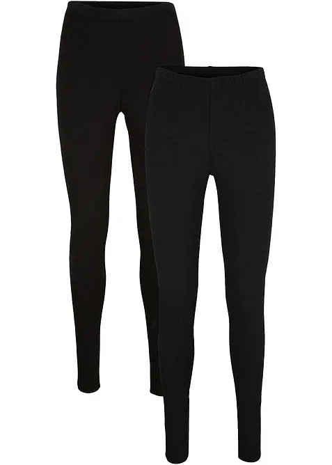 Lot de 2 leggings, bonprix