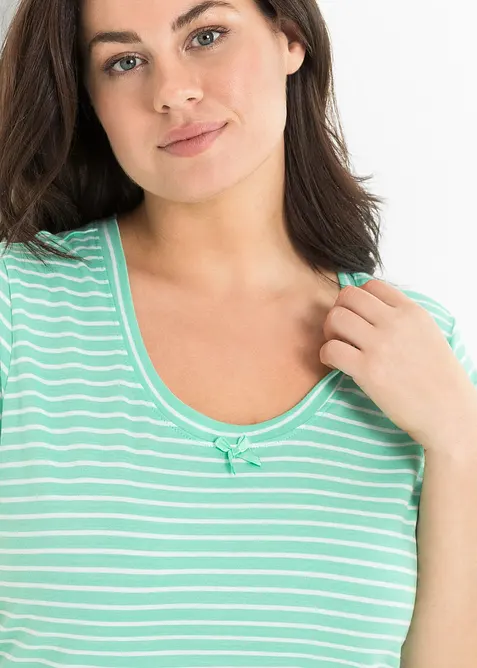 Chemise de nuit longue 100% coton, bonprix