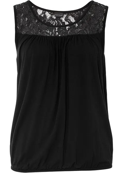 Top en viscose extensible mélangée, bonprix