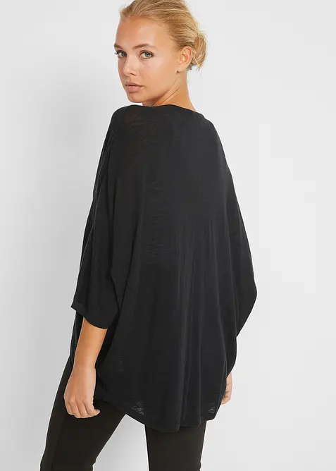 Gilet en fine maille 100% coton, bonprix