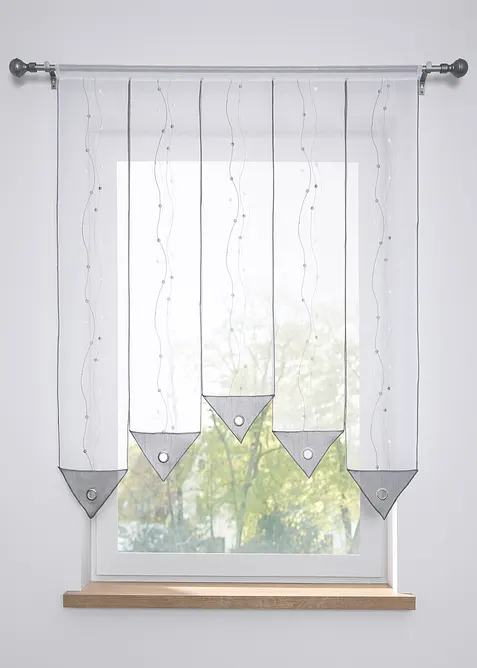 Voilage brod&eacute; en pointe (1 pce.), bonprix