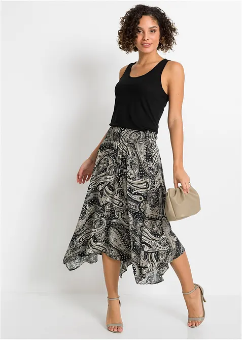 Jupe à pans, bonprix