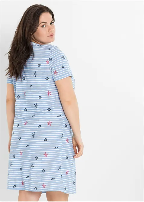 Chemise de nuit courte 100% coton, bonprix