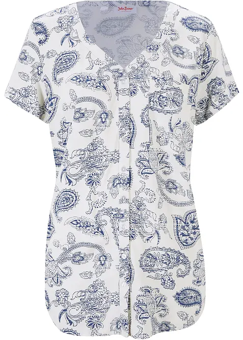 Chemisier manches courtes, bonprix