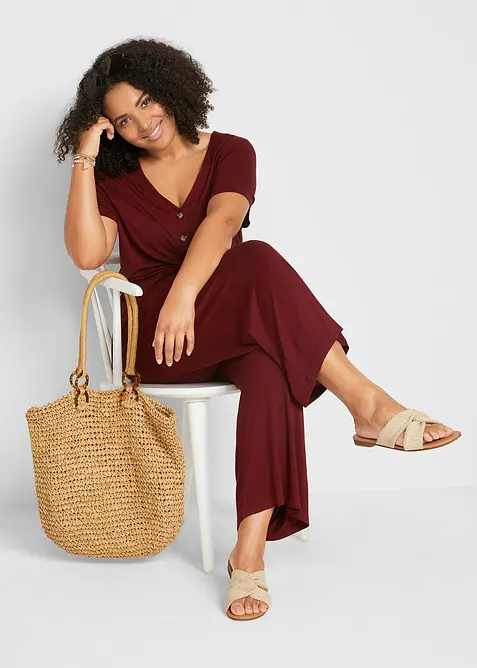 Combinaison en jersey de viscose mélangée, bonprix