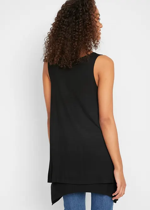 Top long double épaisseur en viscose extensible, bonprix