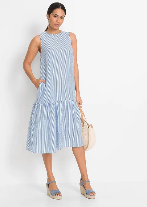 Robe midi trap&egrave;ze, bonprix