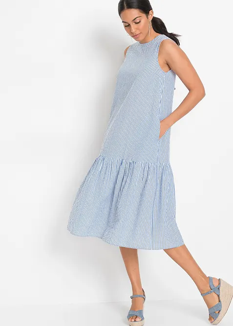Robe midi trap&egrave;ze, bonprix