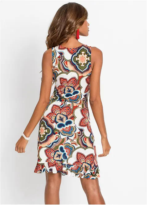 Robe courte à volants, bonprix