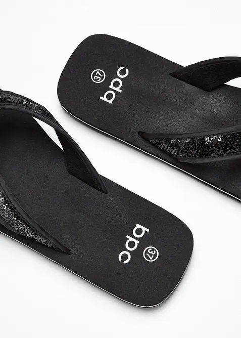 Mules entredoigt avec sequins, bonprix