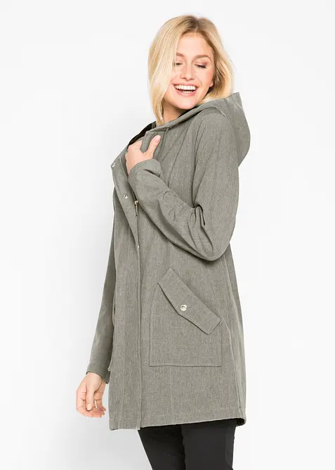 Parka softshell avec capuche, bonprix