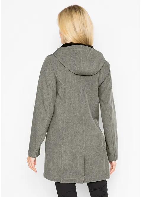 Parka softshell avec capuche, bonprix