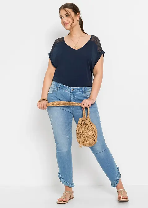 T-shirt doux en viscose extensible, bonprix