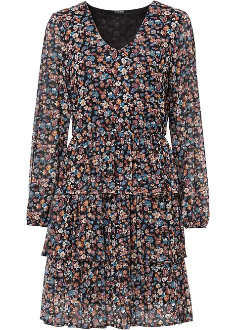 Robe courte en mesh, bonprix