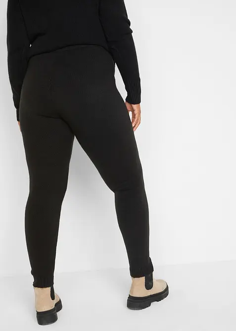 Legging thermique avec finitions côtelées, bonprix