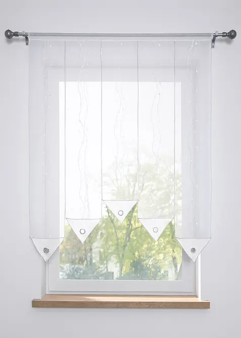 Voilage brodé en pointe (1 pce.), bonprix