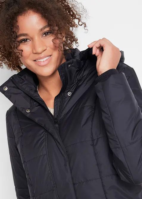 Manteau matelassé avec capuche amovible, bonprix