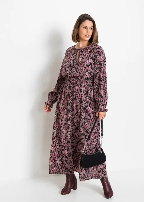 Robe longue imprimée, bonprix