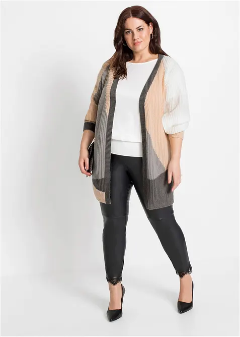 Gilet en maille oversize, bonprix