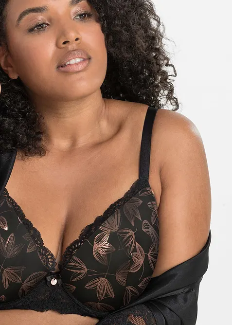 Soutien-gorge à coques et armatures avec effet scintillant, bonprix