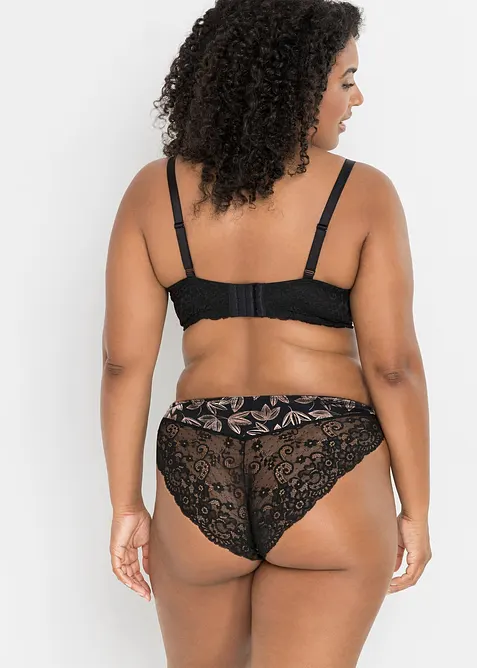 Soutien-gorge &agrave; coques et armatures avec effet scintillant, bonprix