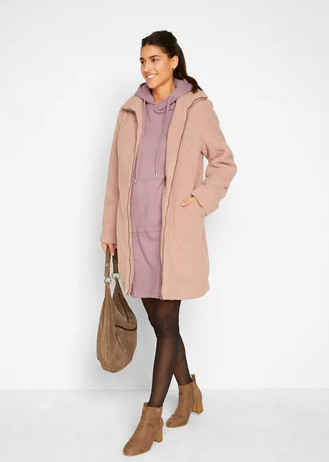 Robe sweat en coton mélangé, bonprix