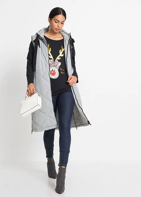 T-shirt de Noël épaules nues, bonprix