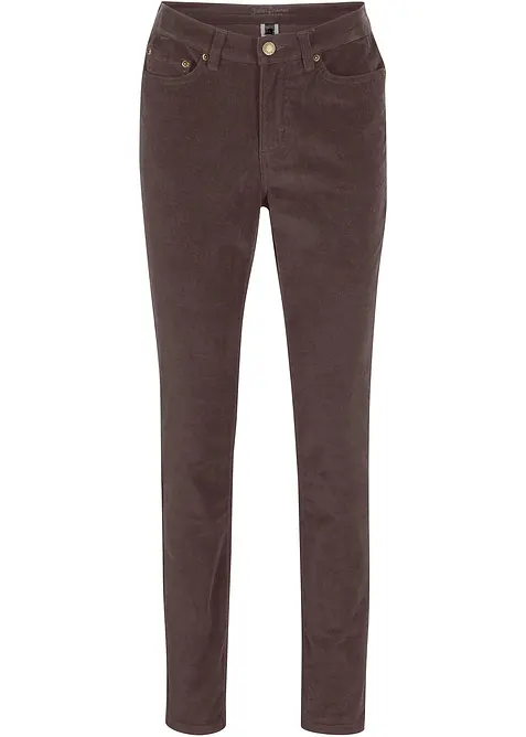 Pantalon skinny en velours côtelé extensible, bonprix